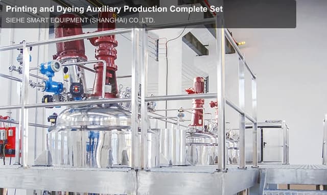 Printing and Dyeing Auxiliary Production Complete Set