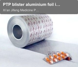 PTP blister aluminium foil in roll