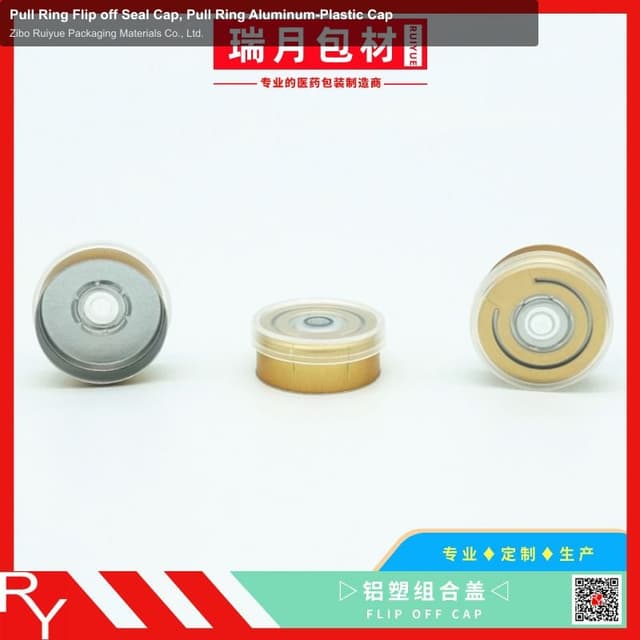 Pull Ring Flip off Seal Cap, Pull Ring Aluminum-Plastic Cap