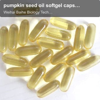 pumpkin seed oil softgel capsule