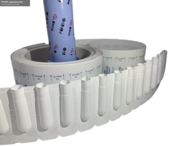 PVC/PE suppository film