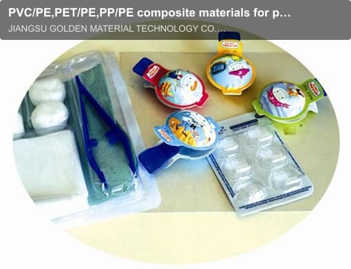 PVC/PE,PET/PE,PP/PE composite materials for pharmaceutical