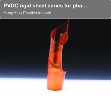 PVDC rigid sheet series for pharmaceutical packaging