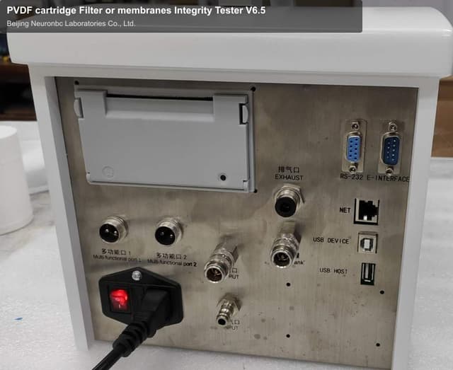 PVDF cartridge Filter or membranes Integrity Tester V6.5