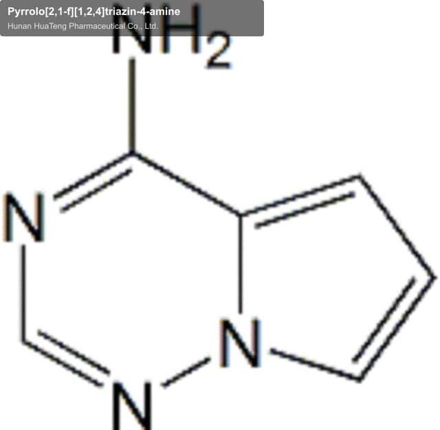Pyrrolo[2,1-f][1,2,4]triazin-4-amine