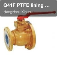 Q41F PTFE lining emptying valve