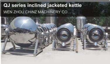 QJ series inclined jacketed kettle