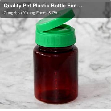 Quality Pet Plastic Bottle For Health Care Product