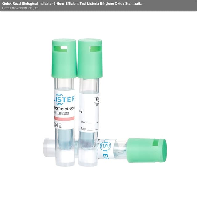 Quick Read Biological Indicator 3-Hour Efficient Test Listeria Ethylene Oxide Sterilization Biological Indicator