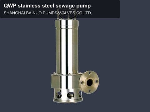 QWP stainless steel sewage pump