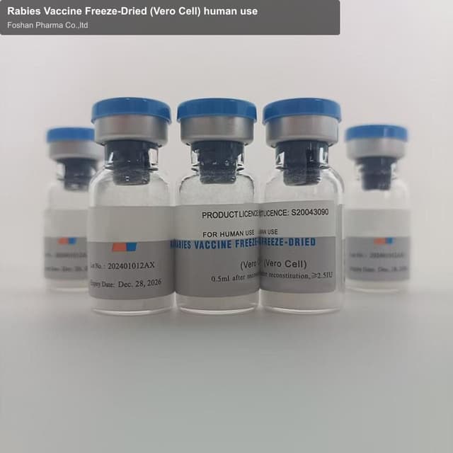 Rabies Vaccine Freeze-Dried (Vero Cell) human use