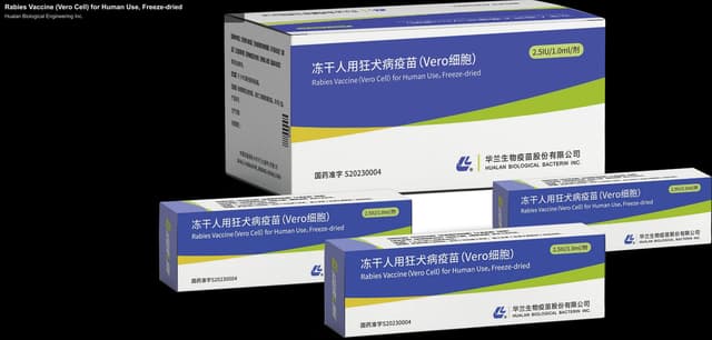 Rabies Vaccine (Vero Cell) for Human Use, Freeze-dried