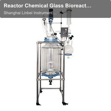 Reactor Chemical Glass Bioreactor Jacketed Glass Reactor Manufacturer