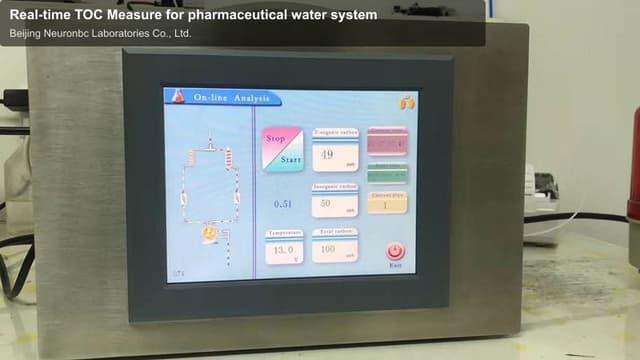 Real-time TOC Measure for pharmaceutical water system
