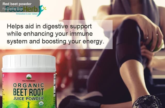 Red beet powder