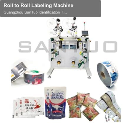 Roll to Roll Labeling Machine