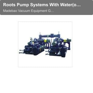 Roots Pump Systems With Water(oil)Ring Vacuum Pumps2-ZJ5000-ZJ1800-ZJQ600-2BE1203