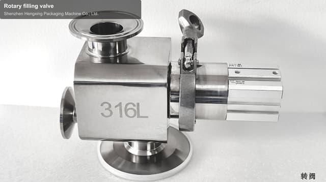 Rotary filling valve