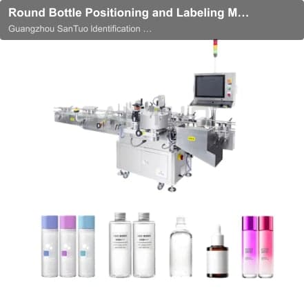 Round Bottle Positioning and Labeling Machine