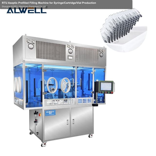 RTU Aseptic Prefilled Filling Machine for Syringe/Cartridge/Vial Production
