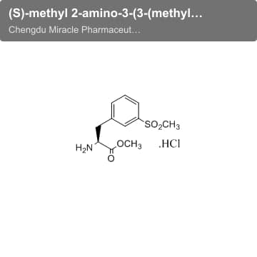 (S)-methyl 2-amino-3-(3-(methylsulfonyl)phenyl)propanoate hydrochloride