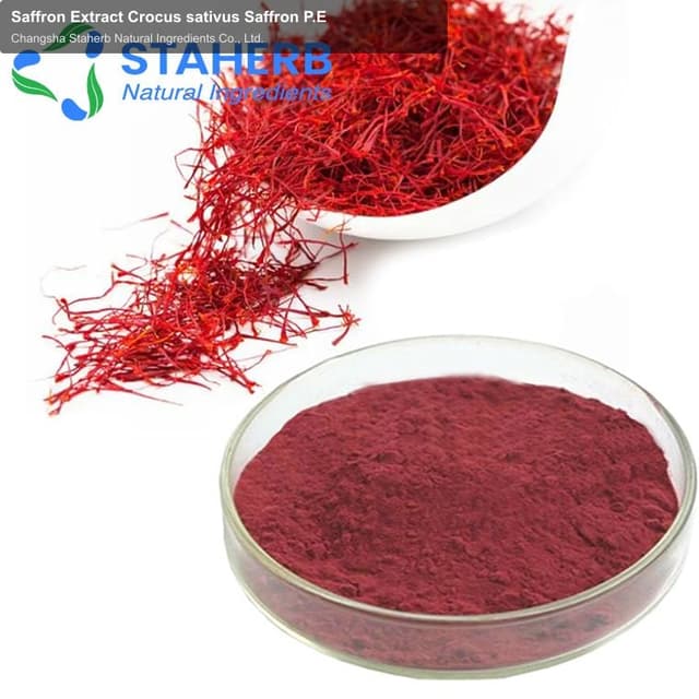 Saffron Extract Crocus sativus Saffron P.E