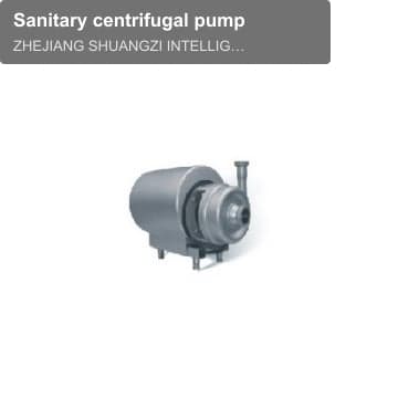 Sanitary centrifugal pump