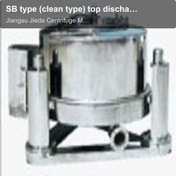 SB type (clean type) top discharge centrifuge