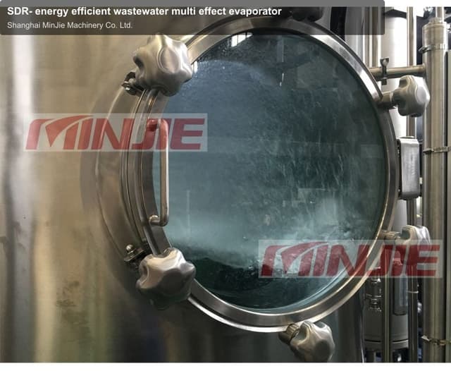 SDR- energy efficient wastewater multi effect evaporator