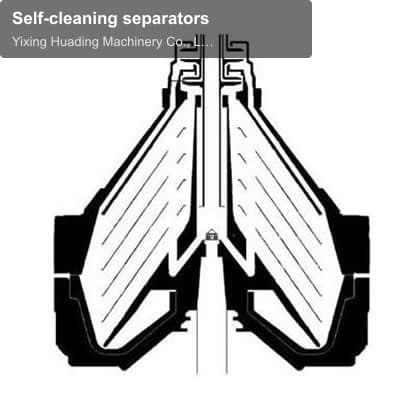 Self-cleaning separators