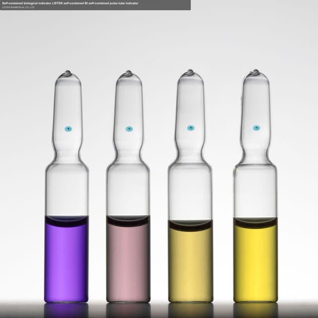Self-contained biological indicator LISTER self-contained BI self-contained pulse tube indicator