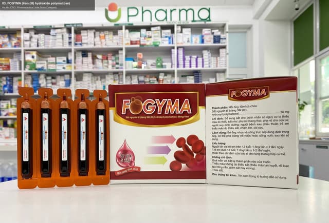 Ha Noi CPC1 Pharmaceutical Joint Stock Company sell "03. FOGYMA (Iron (III) hydroxide polymaltose)"