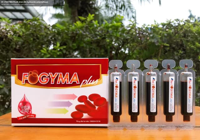 Ha Noi CPC1 Pharmaceutical Joint Stock Company sell "07. FOGYMA PLUS (Iron (III) hydroxide polymaltose)"