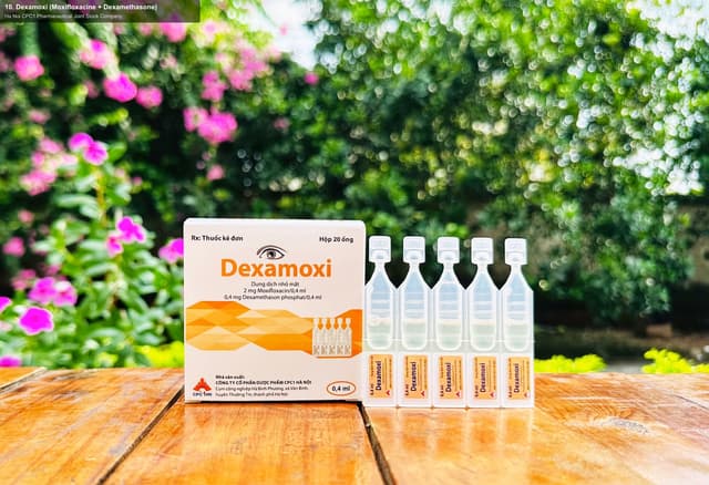 Ha Noi CPC1 Pharmaceutical Joint Stock Company sell "10. Dexamoxi (Moxifloxacine + Dexamethasone)"