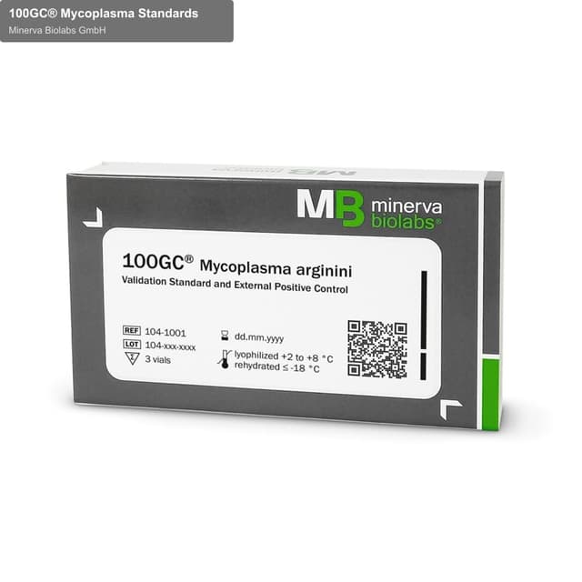 Minerva Biolabs GmbH sell "100GC® Mycoplasma Standards"