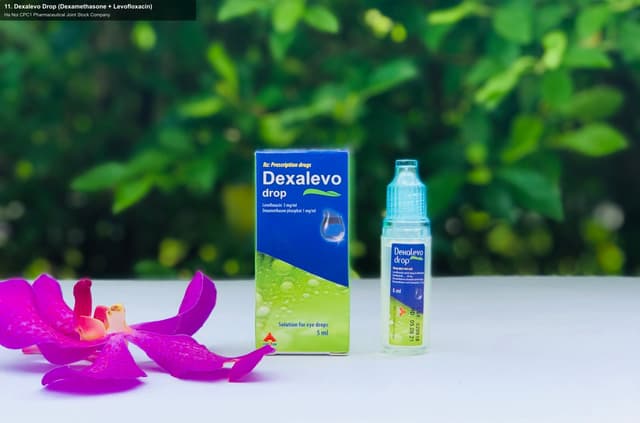 Ha Noi CPC1 Pharmaceutical Joint Stock Company sell "11. Dexalevo Drop (Dexamethasone + Levofloxacin)"