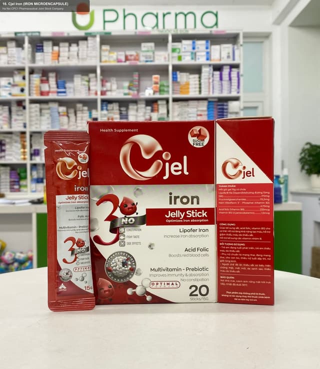 Ha Noi CPC1 Pharmaceutical Joint Stock Company sell "16. Cjel Iron (IRON MICROENCAPSULE)"