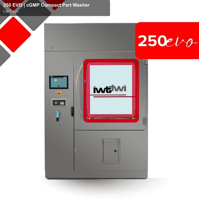 I.W.T s.r.l sell "250 EVO | cGMP Compact Part Washer"