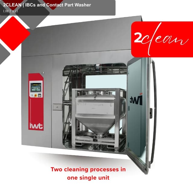 I.W.T s.r.l sell "2CLEAN | IBCs and Contact Part Washer"