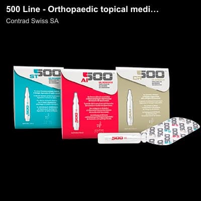 Contrad Swiss SA sell "500 Line - Orthopaedic topical medical devices"