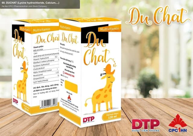 Ha Noi CPC1 Pharmaceutical Joint Stock Company sell "68. DUCHAT (Lysine hydrochloride, Calcium,...)"