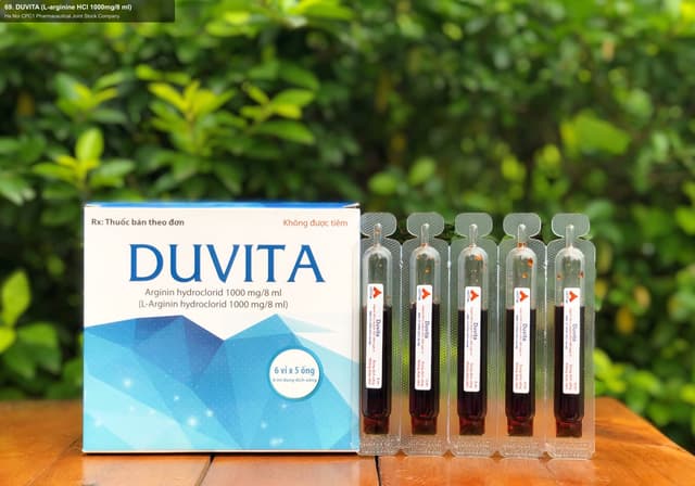Ha Noi CPC1 Pharmaceutical Joint Stock Company sell "69. DUVITA (L-arginine HCl 1000mg/8 ml)"