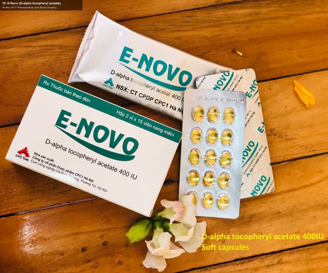 Ha Noi CPC1 Pharmaceutical Joint Stock Company sell "70. E-Novo (D-alpha tocopheryl acetate)"