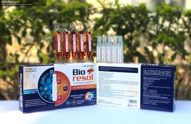 Ha Noi CPC1 Pharmaceutical Joint Stock Company sell "72. BIORESOL PLUS"