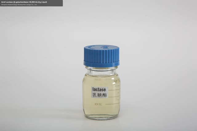 Zhongnuo Biotechnology Development Jiangsu Co., Ltd. sell "Acid Lactase (β-galactosidase) 30,000 ALU/g Liquid"