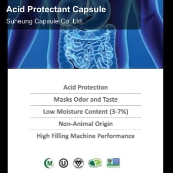 Suheung Capsule Co. Ltd. sell "Acid Protectant Capsule"