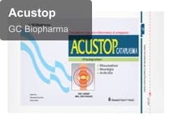 GC Biopharma sell "Acustop"