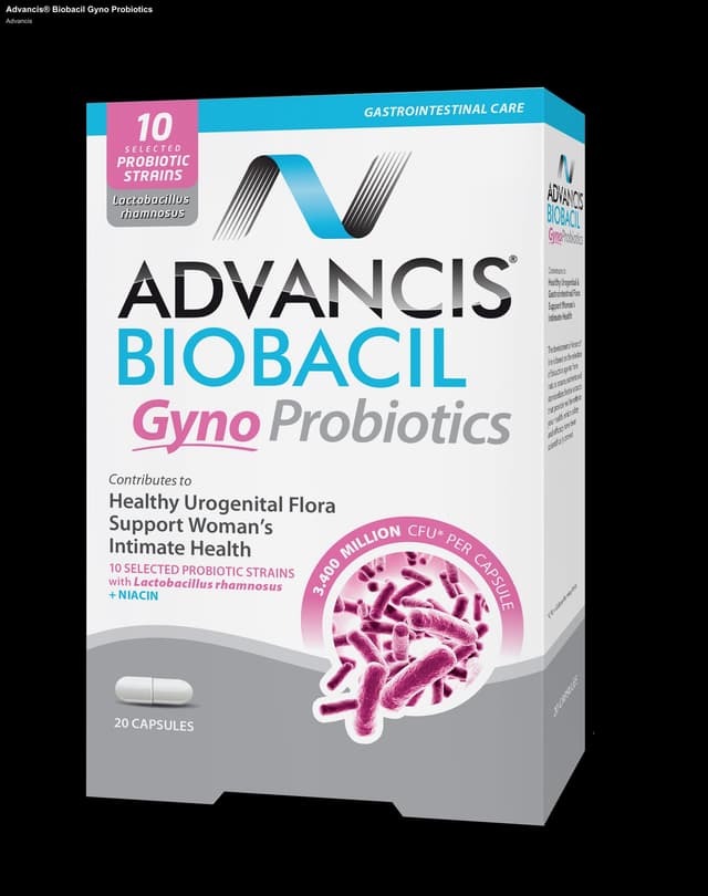 Advancis sell "Advancis® Biobacil Gyno Probiotics"