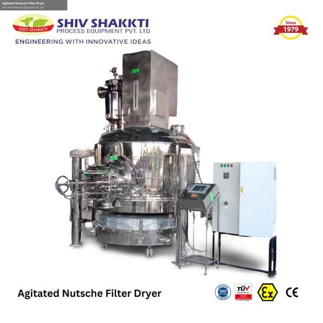 Shiv Shakti Process Equipment Pvt. Ltd. sell "Agitated Nutsche Filter Dryer"