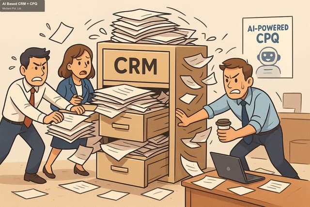 Miclient Pvt. Ltd. sell "AI Based CRM + CPQ"